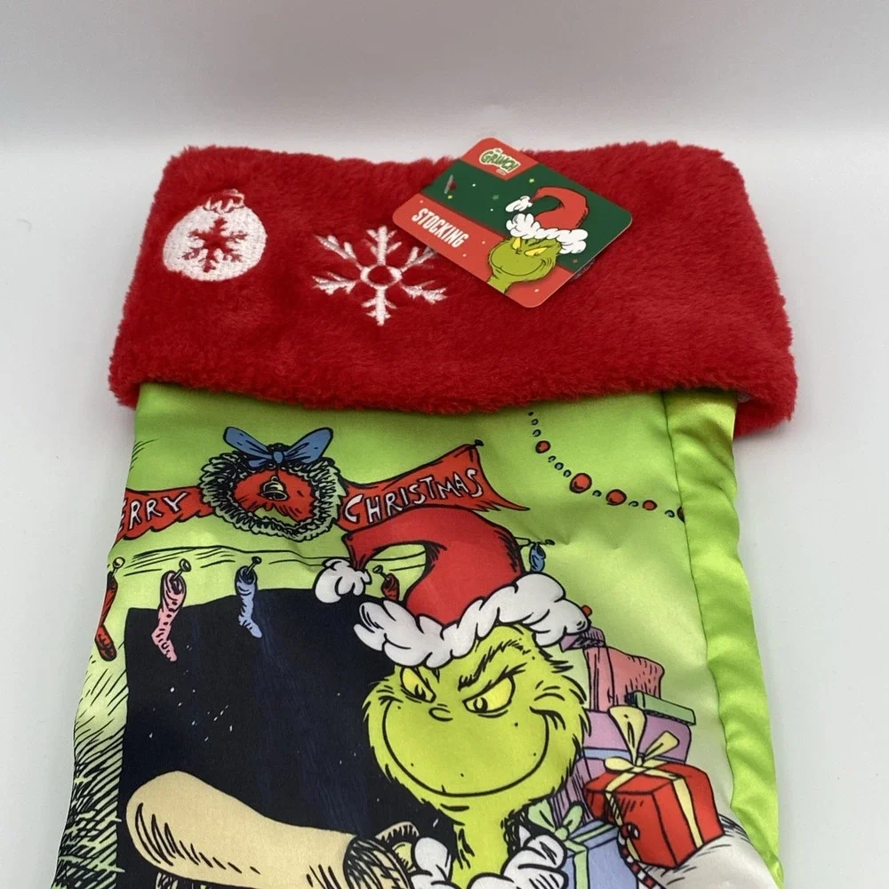 The Grinch Christmas Stocking Dr Seuss Classic TV 16